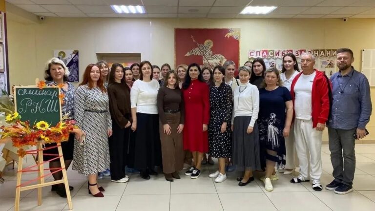 В нашей гимназии прошёл семинар по чистописанию! 