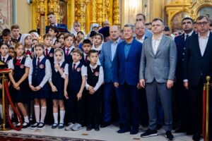 Учащиеся православной гимназии стали свидетелями исторического события